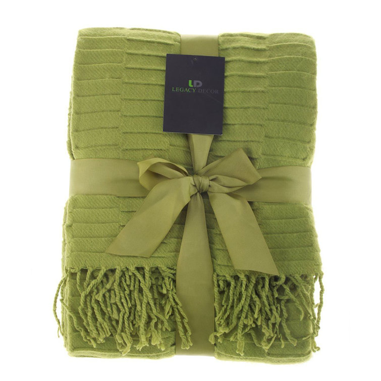 Legacy Decor Knitted Throw Blanket & Reviews Wayfair